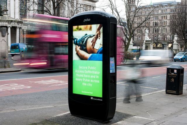 Smart city kiosk in Dublin